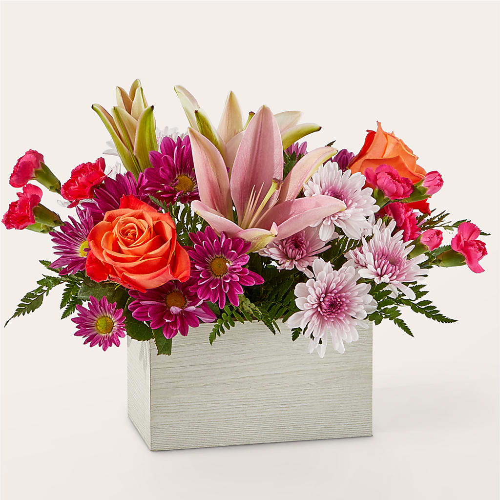 Light of My Life Box Bouquet – Blue Poppy Flower Co, Mount Gilead OH