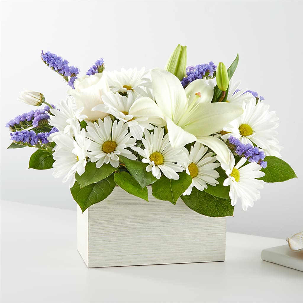 Beyond Blue Box Bouquet – Blue Poppy Flower Co, Mount Gilead OH