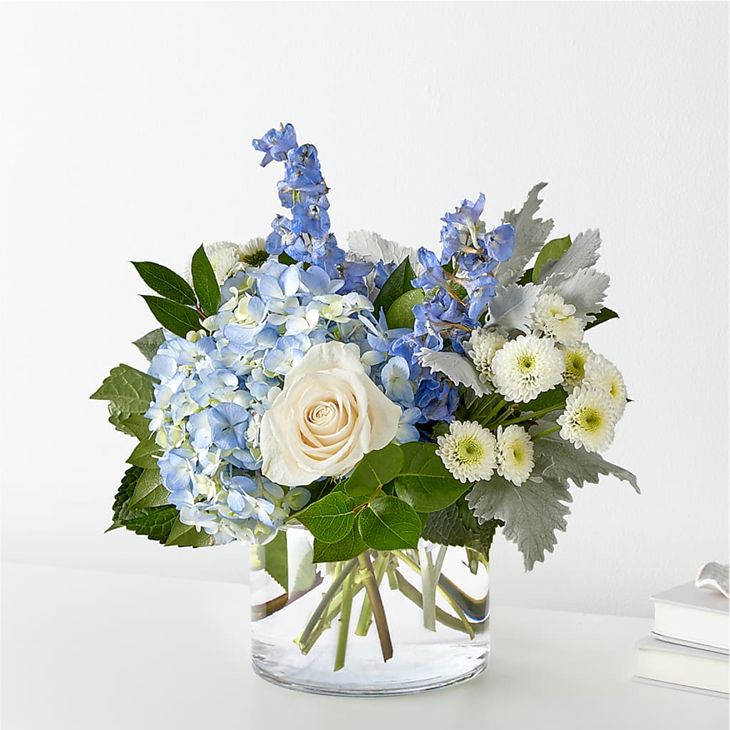 Clear Skies Bouquet – Blue Poppy Flower Co, Mount Gilead OH
