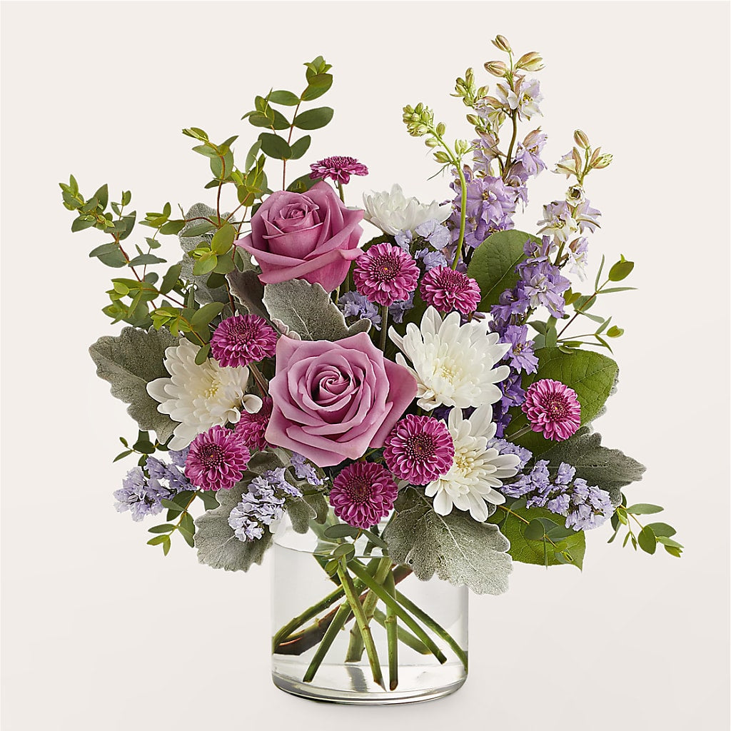 Violet Frost Bouquet – Blue Poppy Flower Co, Mount Gilead OH