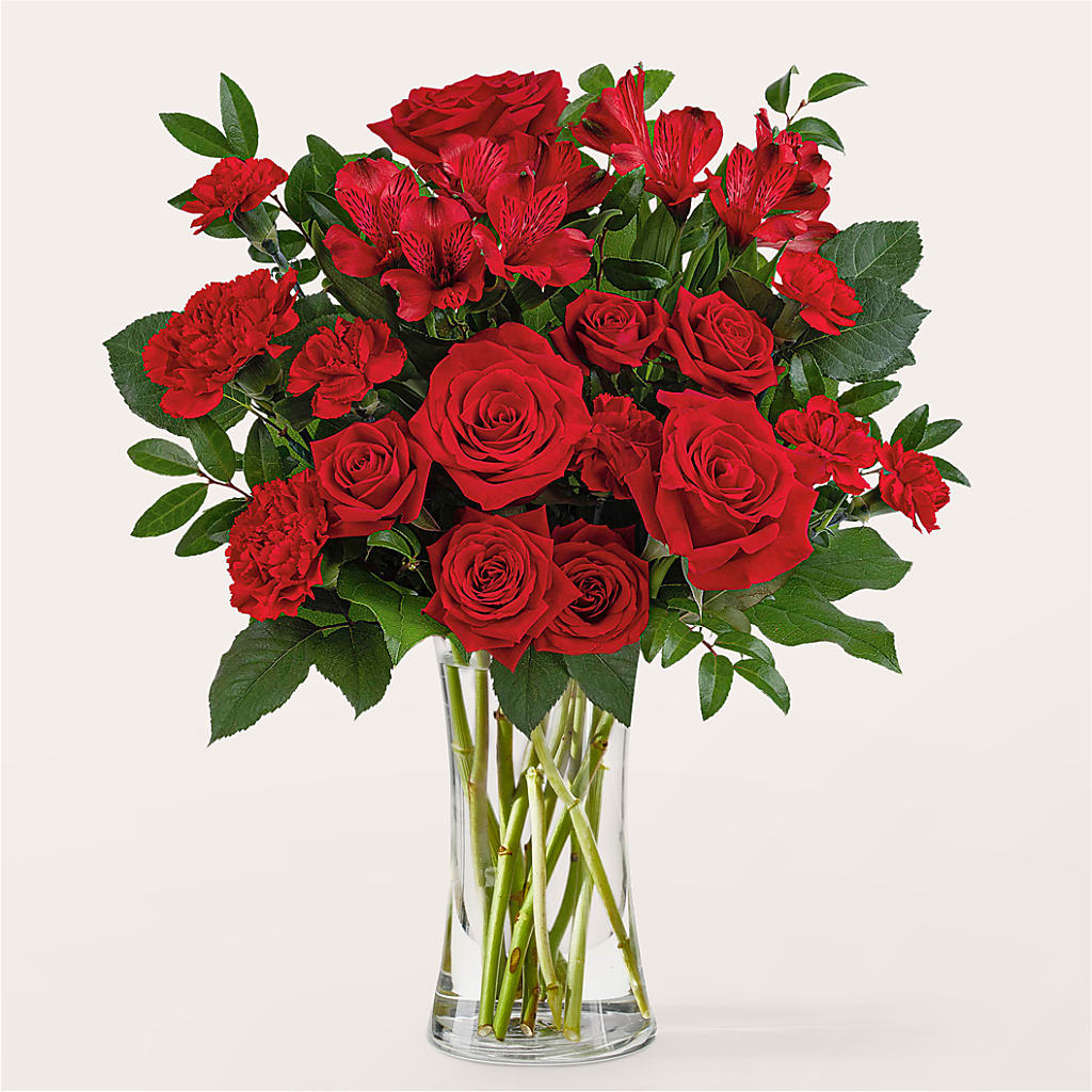 Brilliant Ruby Bouquet – Blue Poppy Flower Co, Mount Gilead OH