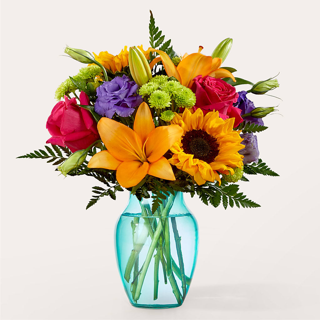 Double Rainbow Bouquet – Blue Poppy Flower Co, Mount Gilead OH