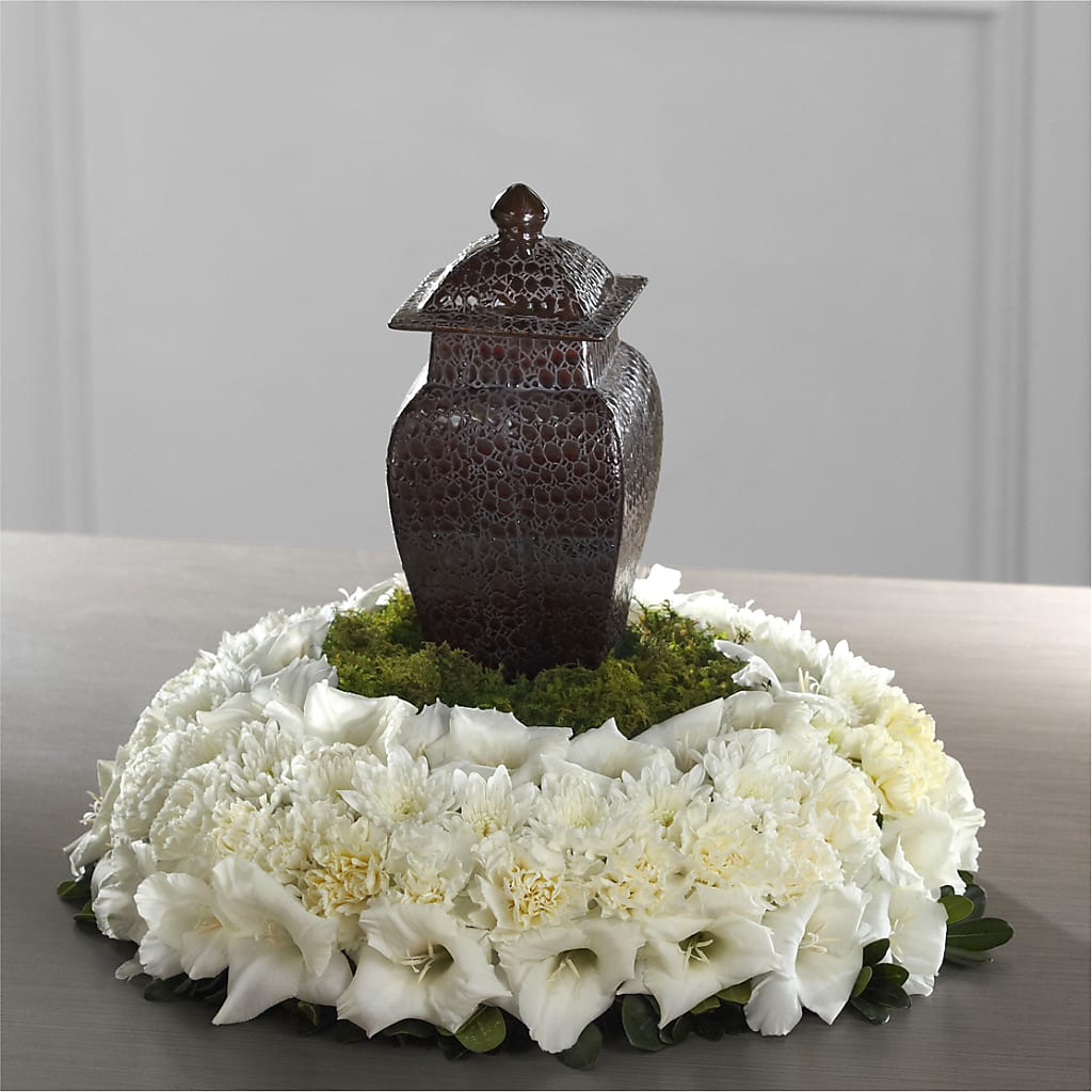 Encircling Grace Arrangement – Blue Poppy Flower Co, Mount Gilead OH