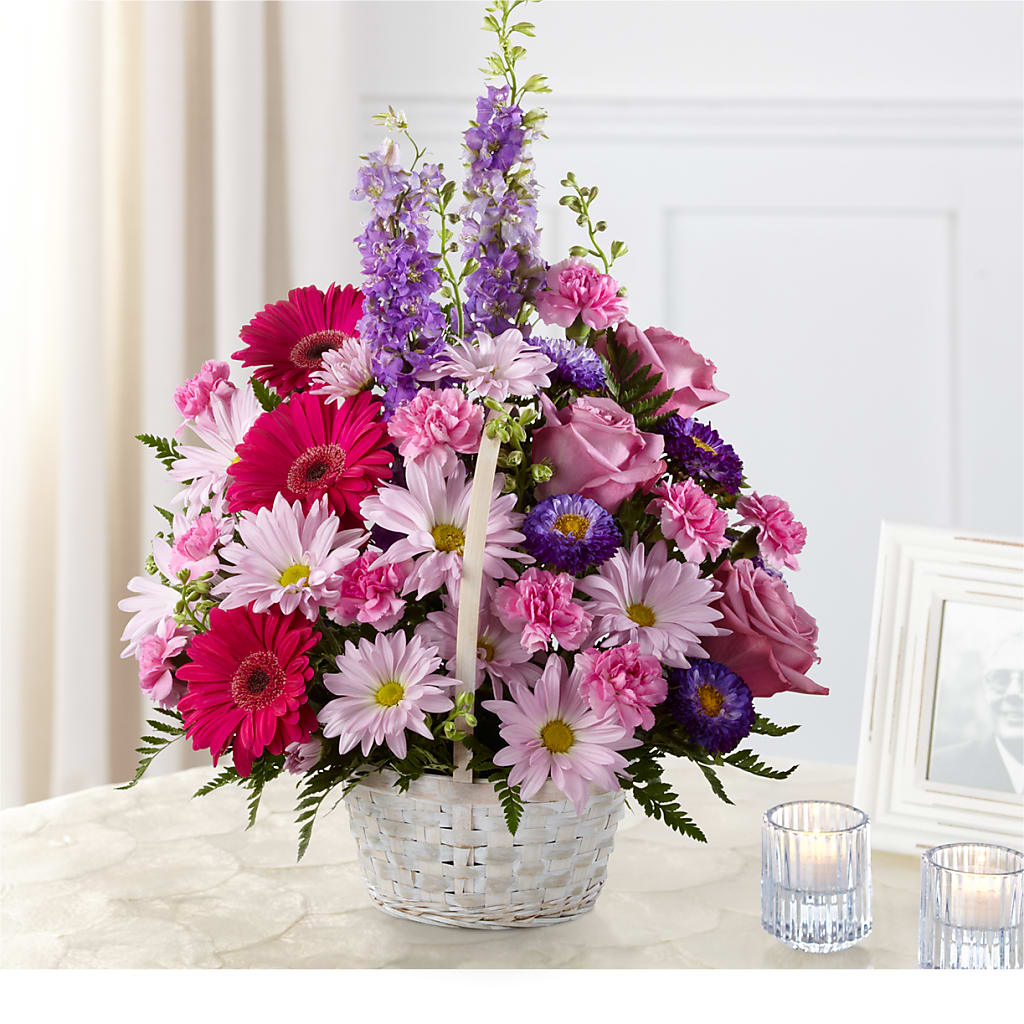 Pastel Peace Basket – Blue Poppy Flower Co, Mount Gilead OH