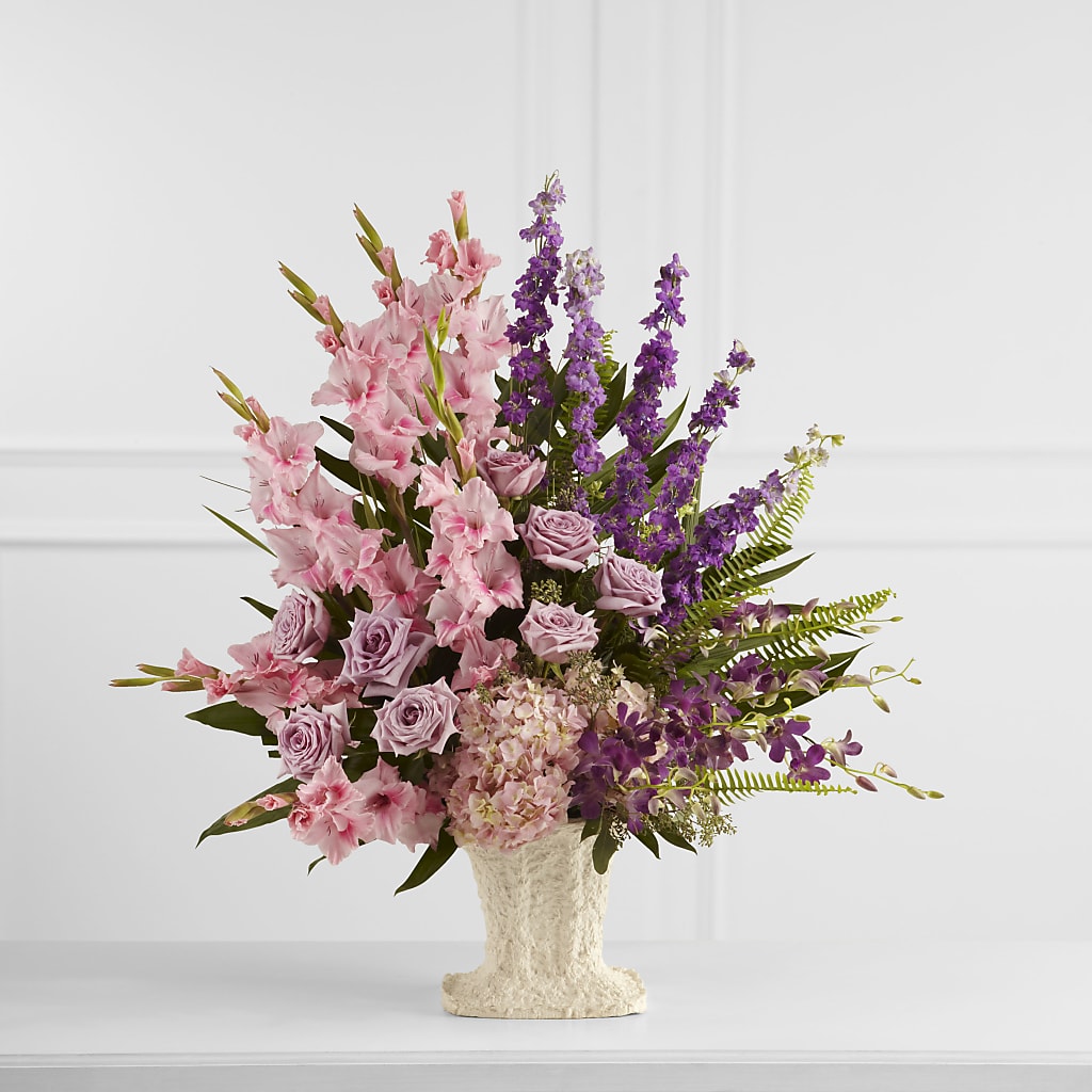 Flowing Garden Arrangement – Blue Poppy Flower Co, Mount Gilead OH