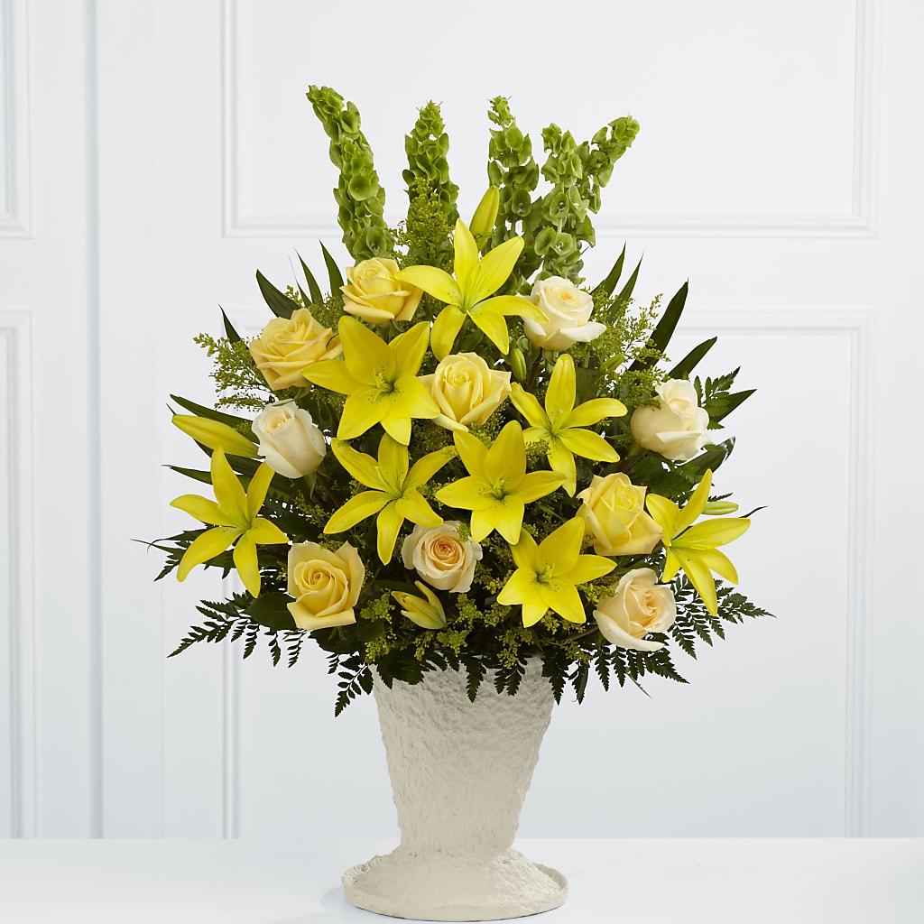Golden Memories Arrangement – Blue Poppy Flower Co, Mount Gilead OH