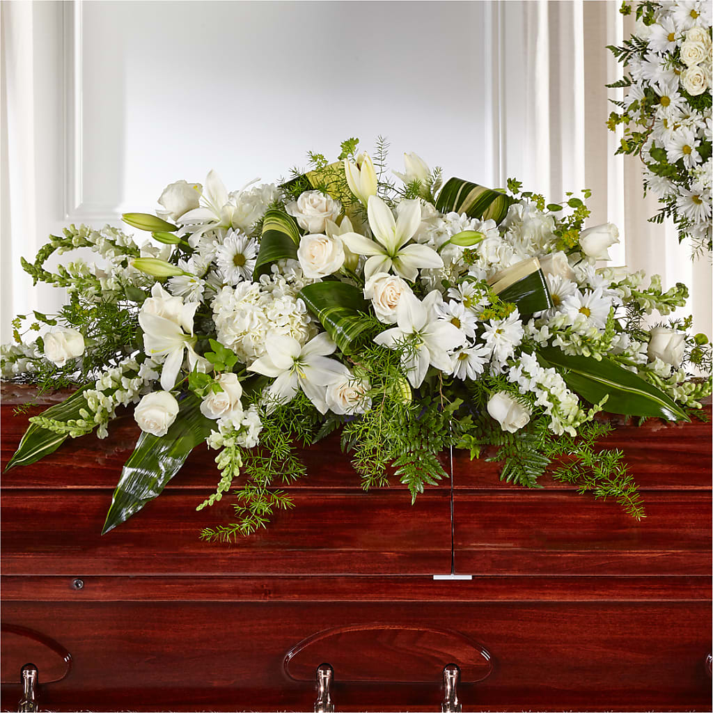 Abundance Casket Spray – Blue Poppy Flower Co, Mount Gilead OH