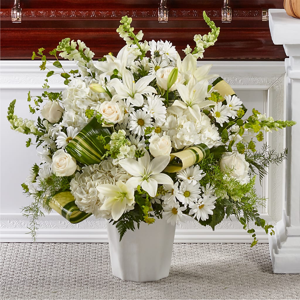 Thoughts of Tranquility Floor Basket – Blue Poppy Flower Co, Mount Gilead OH
