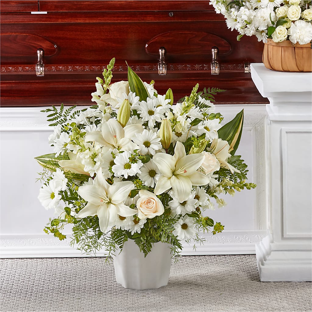 Thoughts of Tranquility Floor Basket – Blue Poppy Flower Co, Mount Gilead OH