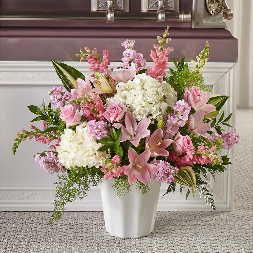 Simply Serene Floor Basket – Blue Poppy Flower Co, Mount Gilead OH