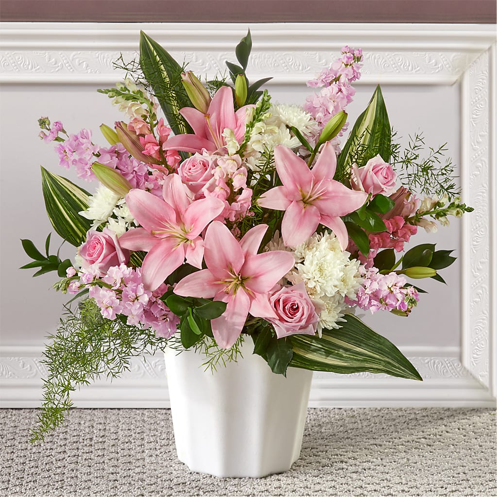 Simply Serene Floor Basket – Blue Poppy Flower Co, Mount Gilead OH