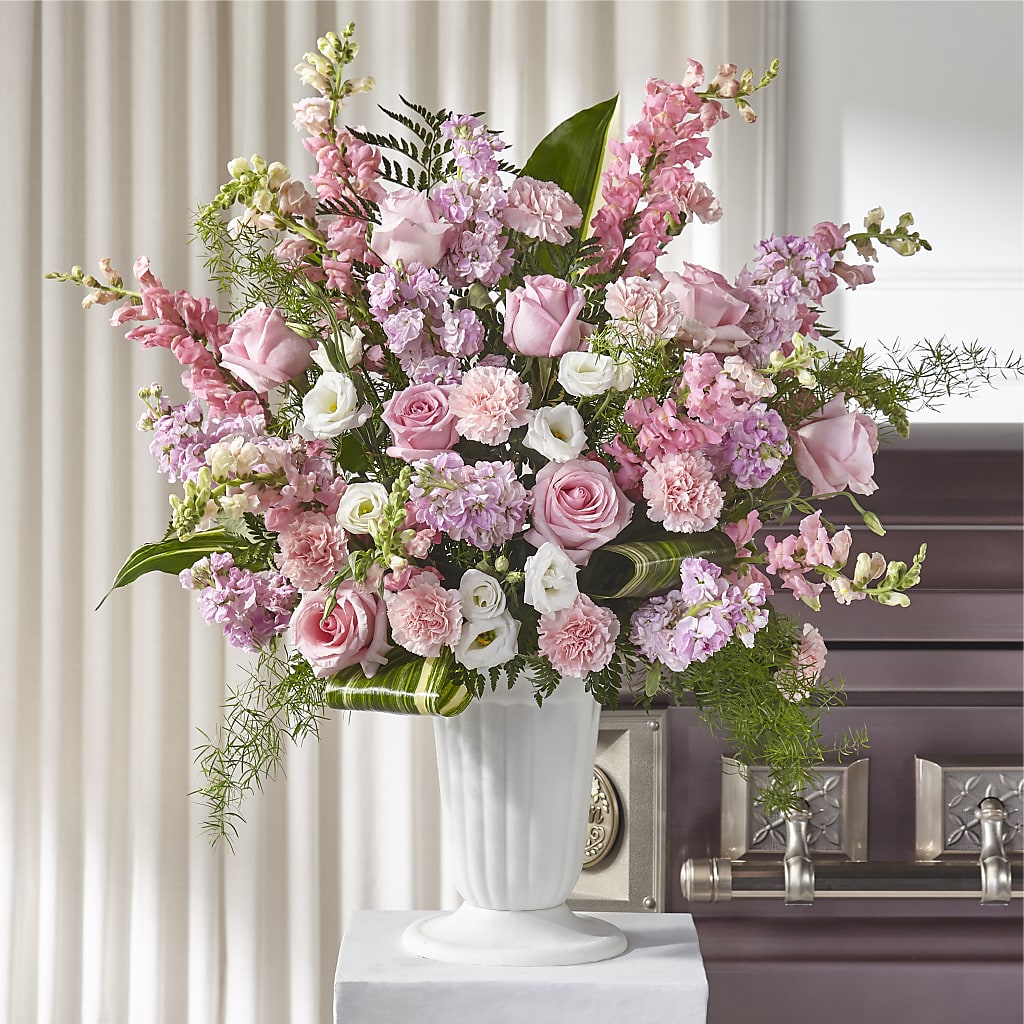 Divine Comfort Arrangement – Blue Poppy Flower Co, Mount Gilead OH