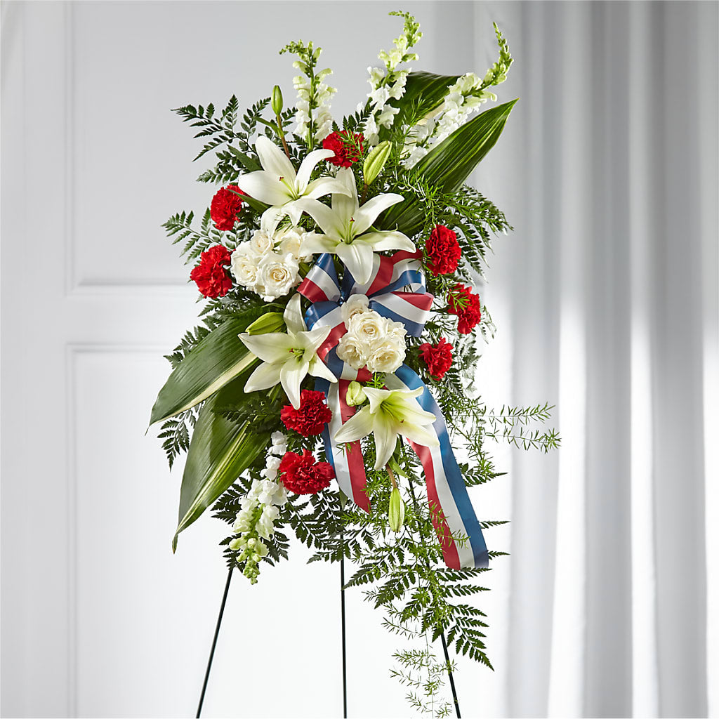 Stars of Life Standing Spray – Blue Poppy Flower Co, Mount Gilead OH