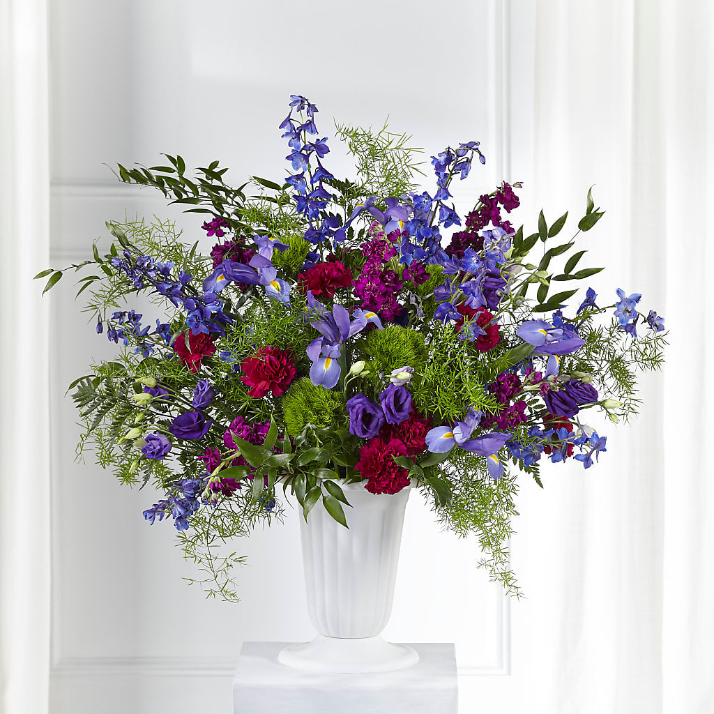 Memorial of Life Arrangement – Blue Poppy Flower Co, Mount Gilead OH