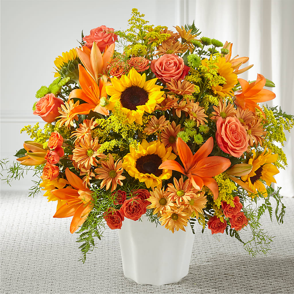 Harvest Thoughts Floor Basket – Blue Poppy Flower Co, Mount Gilead OH