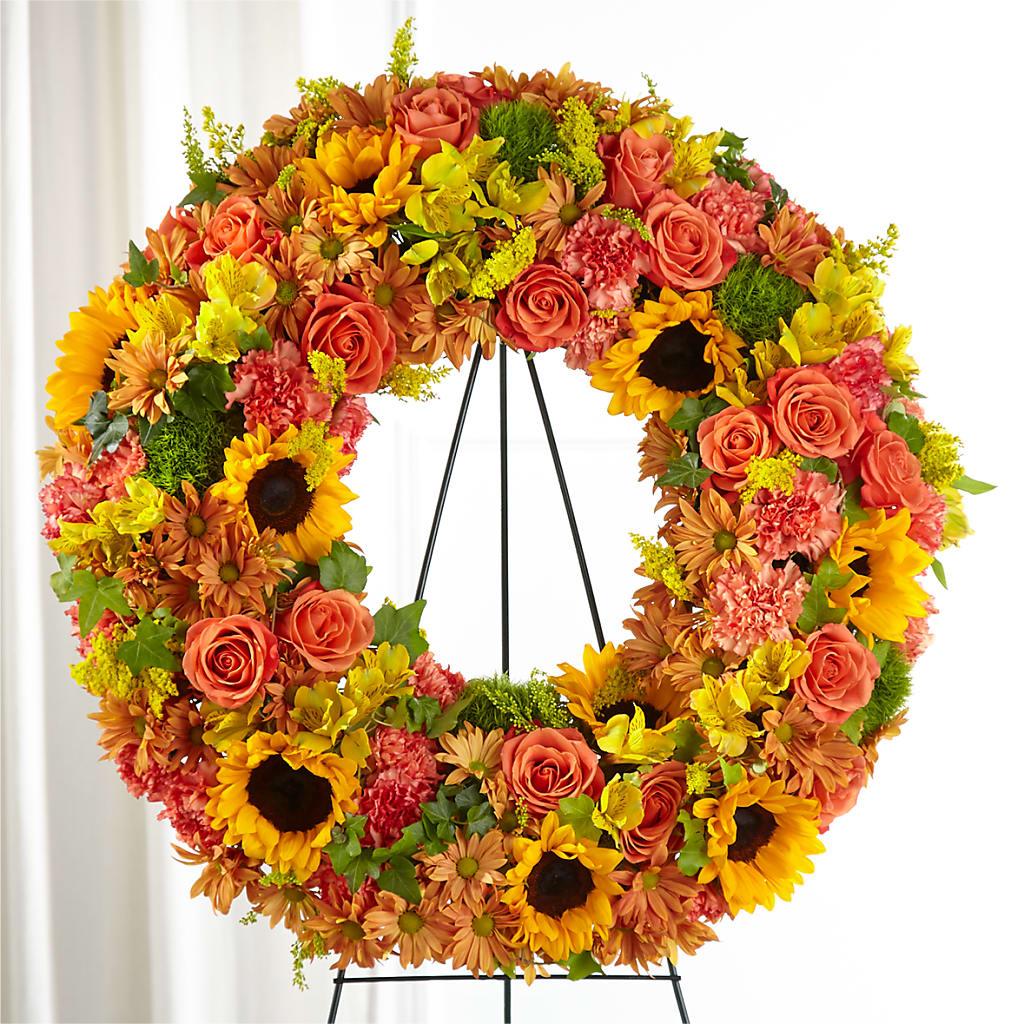 Autumnal Memories Wreath (Standard) – Blue Poppy Flower Co, Mount Gilead OH