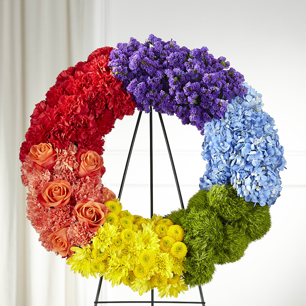 Circle of Love Wreath – Blue Poppy Flower Co, Mount Gilead OH