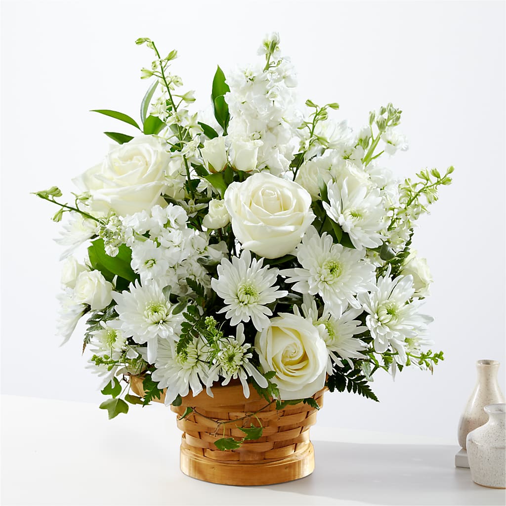 Heartfelt Condolences Arrangement – Blue Poppy Flower Co, Mount Gilead OH