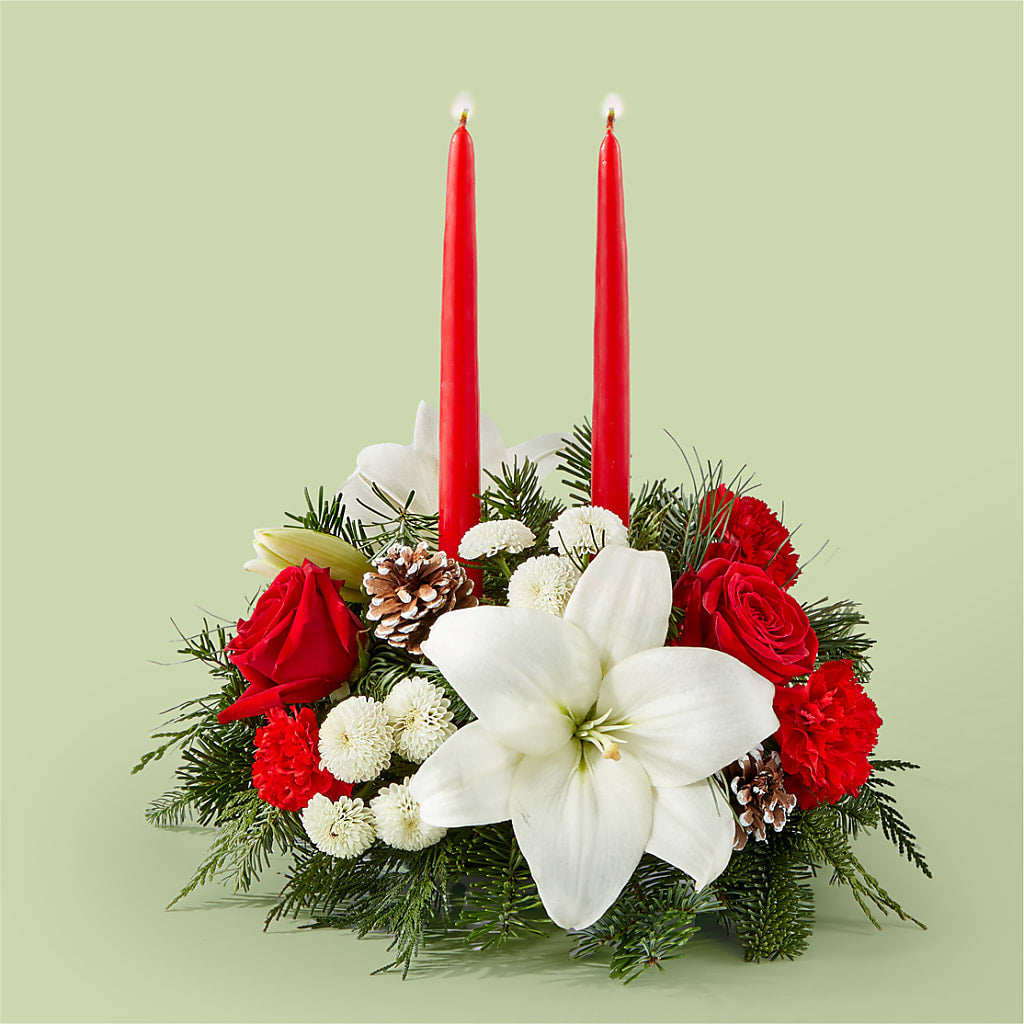 Seasonal Festivities Centerpiece – Blue Poppy Flower Co, Mount Gilead OH