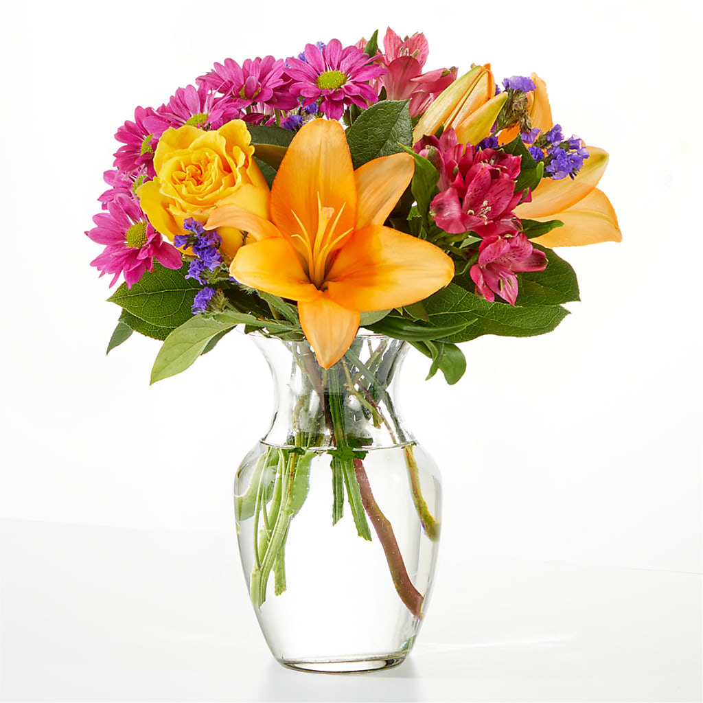 Colorful Visions Bouquet – Blue Poppy Flower Co, Mount Gilead OH