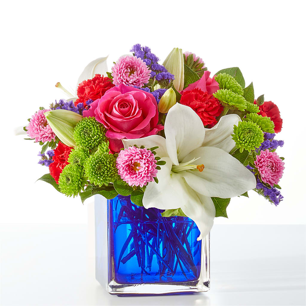Quality Time Bouquet – Blue Poppy Flower Co, Mount Gilead OH