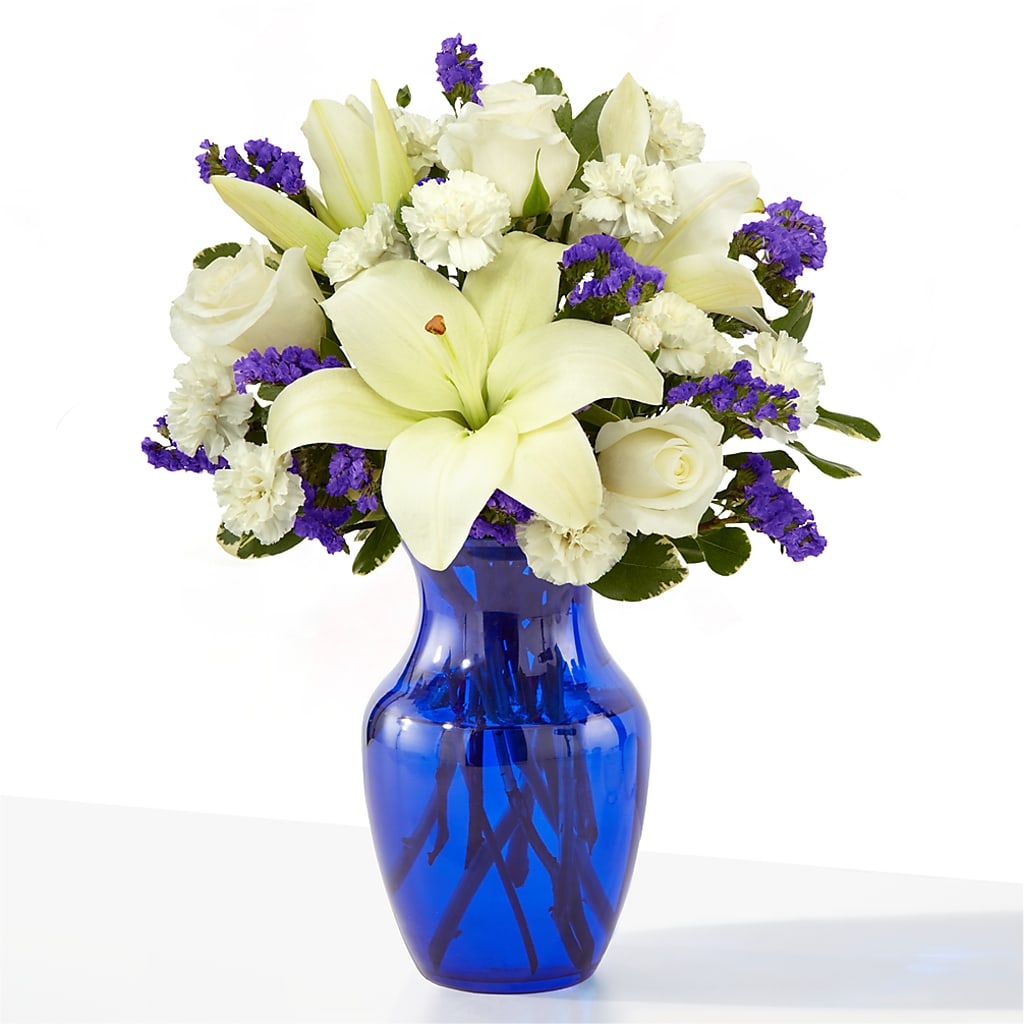 Sapphire Rush Bouquet – Blue Poppy Flower Co, Mount Gilead OH