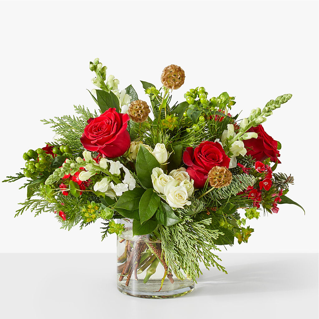 Deck the Halls Bouquet – Blue Poppy Flower Co, Mount Gilead OH