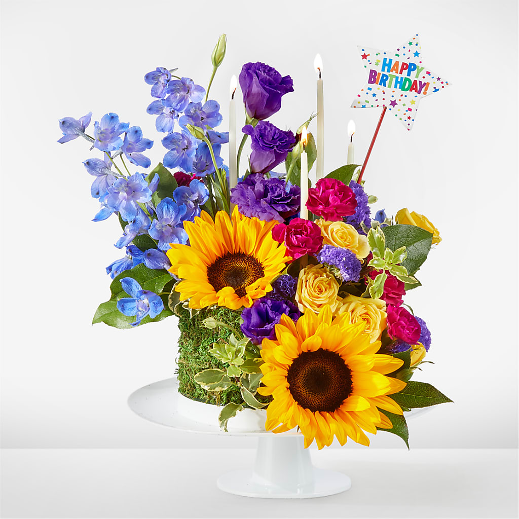 Star of the Day Floral Cake – Blue Poppy Flower Co, Mount Gilead OH
