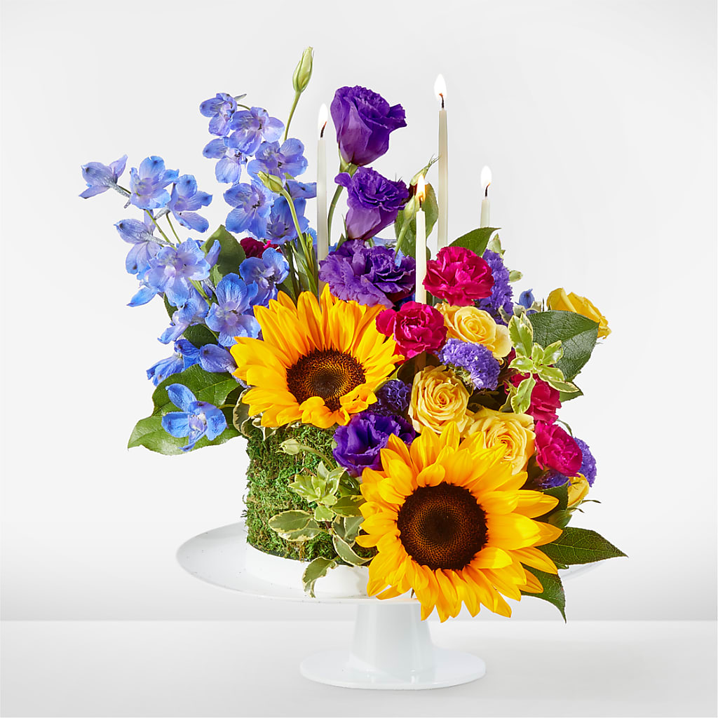 Star of the Day Floral Cake – Blue Poppy Flower Co, Mount Gilead OH