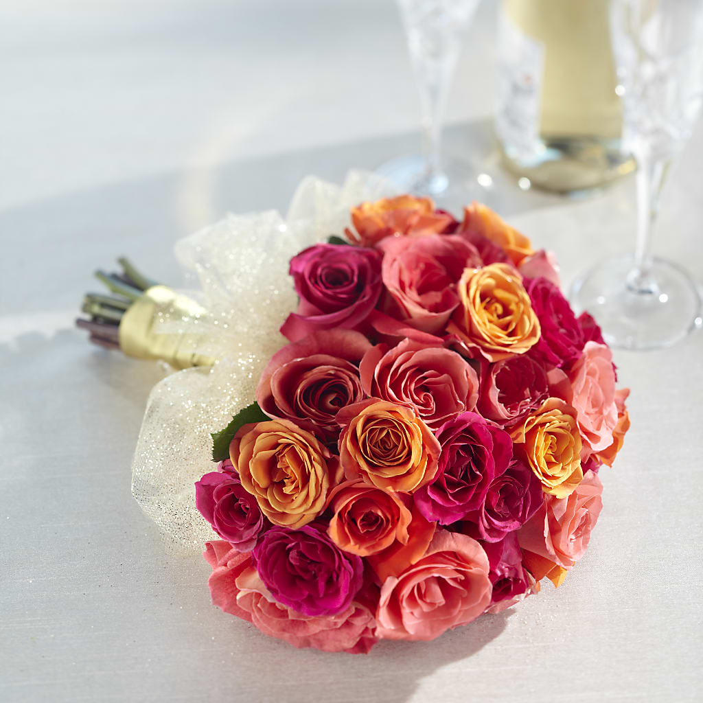 Sweet Roses Bouquet – Blue Poppy Flower Co, Mount Gilead OH