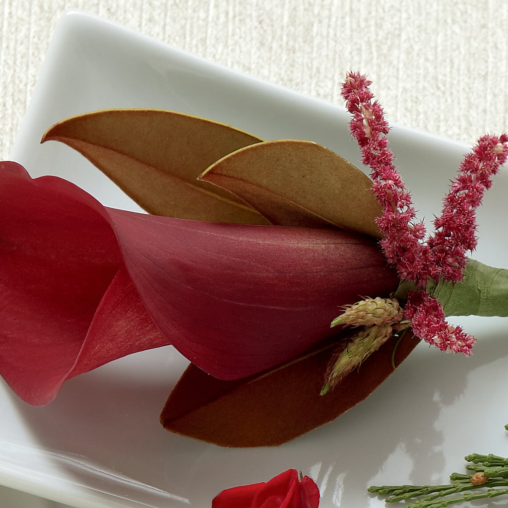 Red Calla Boutonniere – Blue Poppy Flower Co, Mount Gilead OH