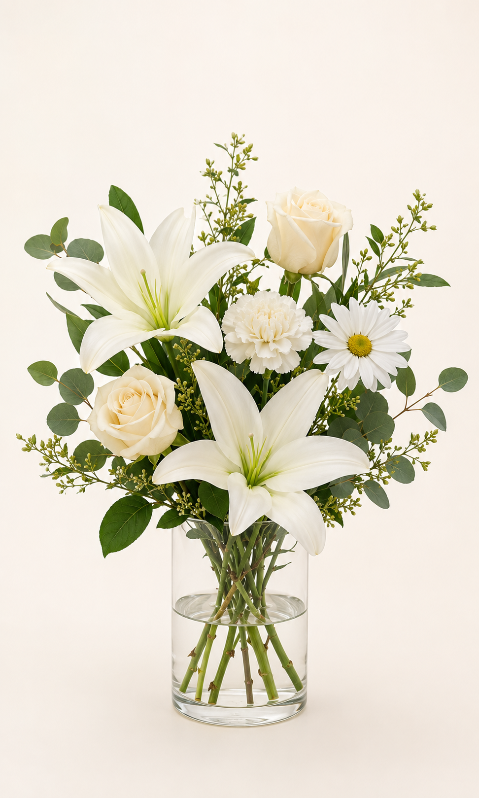 White Serenity – Blue Poppy Flower Co, Mount Gilead OH