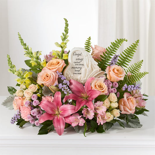 Gentle Light Arrangement –  Blue Poppy Flower Co, Mount Gilead OH
