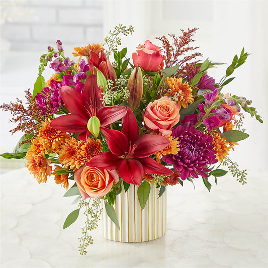 Burgundy Landscape Bouquet –  Blue Poppy Flower Co, Mount Gilead OH