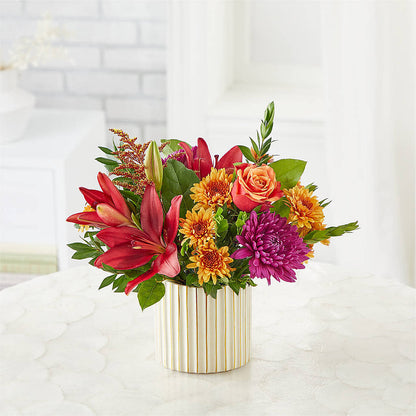 Burgundy Landscape Bouquet –  Blue Poppy Flower Co, Mount Gilead OH