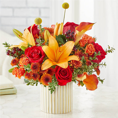 Scarlet Skies Bouquet –  Blue Poppy Flower Co, Mount Gilead OH