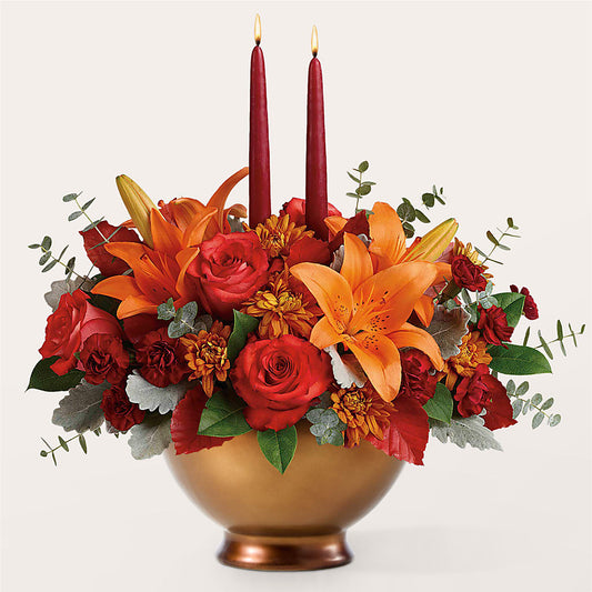 Fruits of Fall Centerpiece –  Blue Poppy Flower Co, Mount Gilead OH