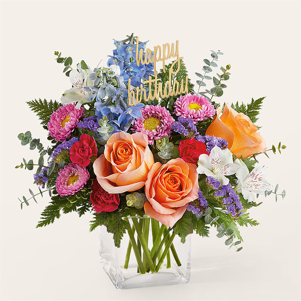 Birthday Bash Bouquet –  Blue Poppy Flower Co, Mount Gilead OH
