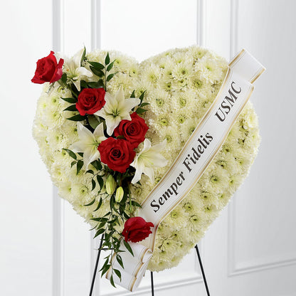 Heartfelt Hero Standing Heart –  Blue Poppy Flower Co, Mount Gilead OH