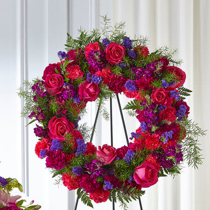 Calming Colors Wreath –  Blue Poppy Flower Co, Mount Gilead OH