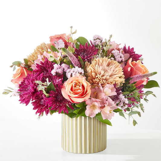 Berry Cobbler Bouquet with Ivory Vase –  Blue Poppy Flower Co, Mount Gilead OH