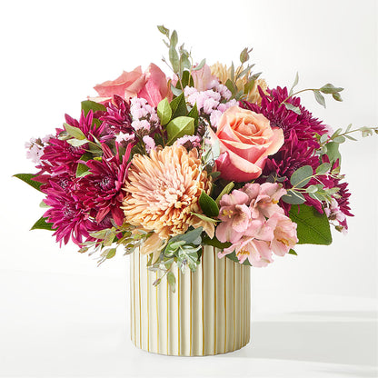 Berry Cobbler Bouquet with Ivory Vase –  Blue Poppy Flower Co, Mount Gilead OH