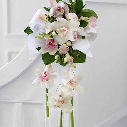 Perfect Entrance Pew Arrangement –  Blue Poppy Flower Co, Mount Gilead OH