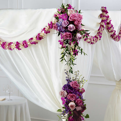 Color & Light Chuppah Decor –  Blue Poppy Flower Co, Mount Gilead OH