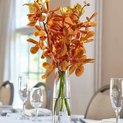 Orange Mokara Bud Vase –  Blue Poppy Flower Co, Mount Gilead OH